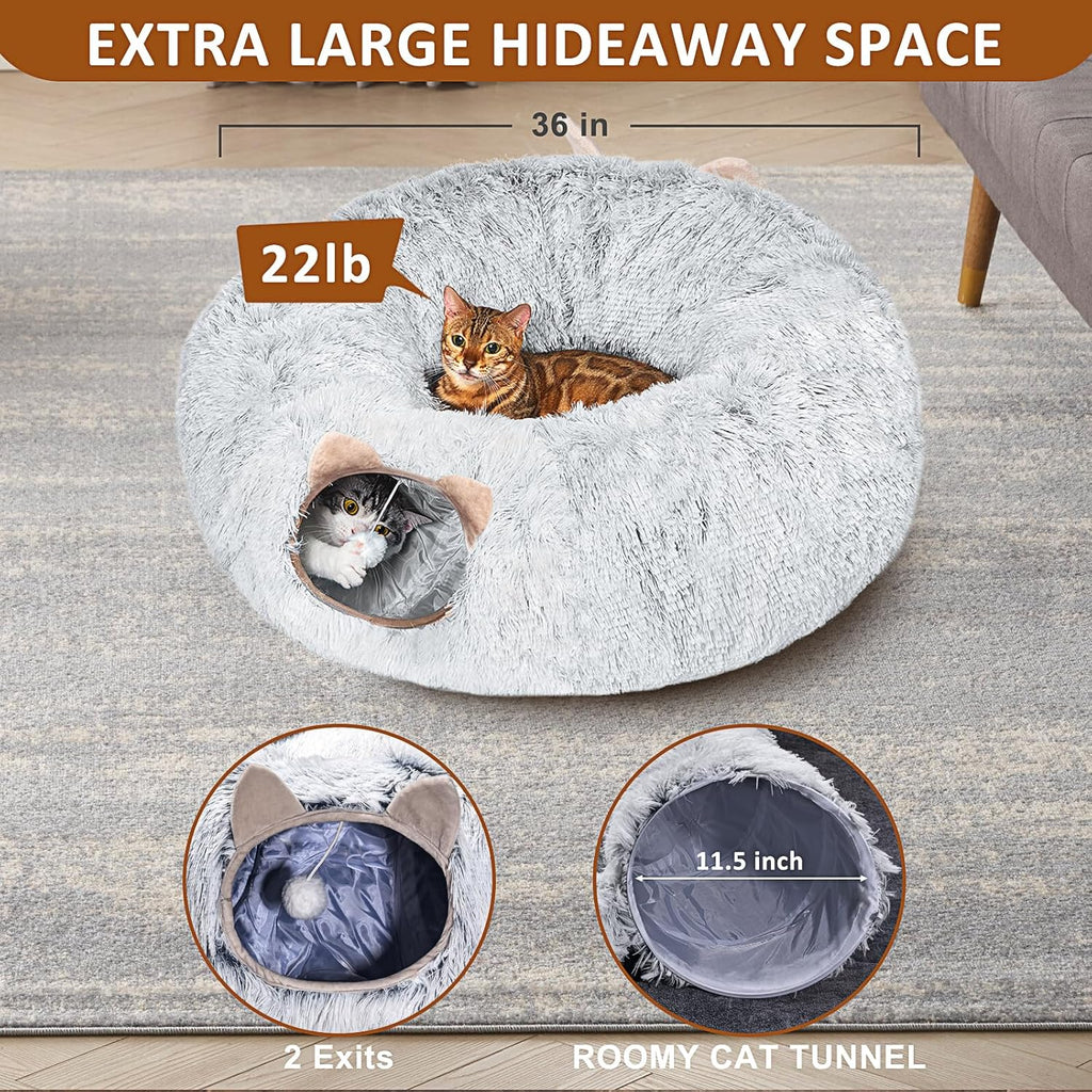 WillsPaw™ CozyTunnel Cat Cave