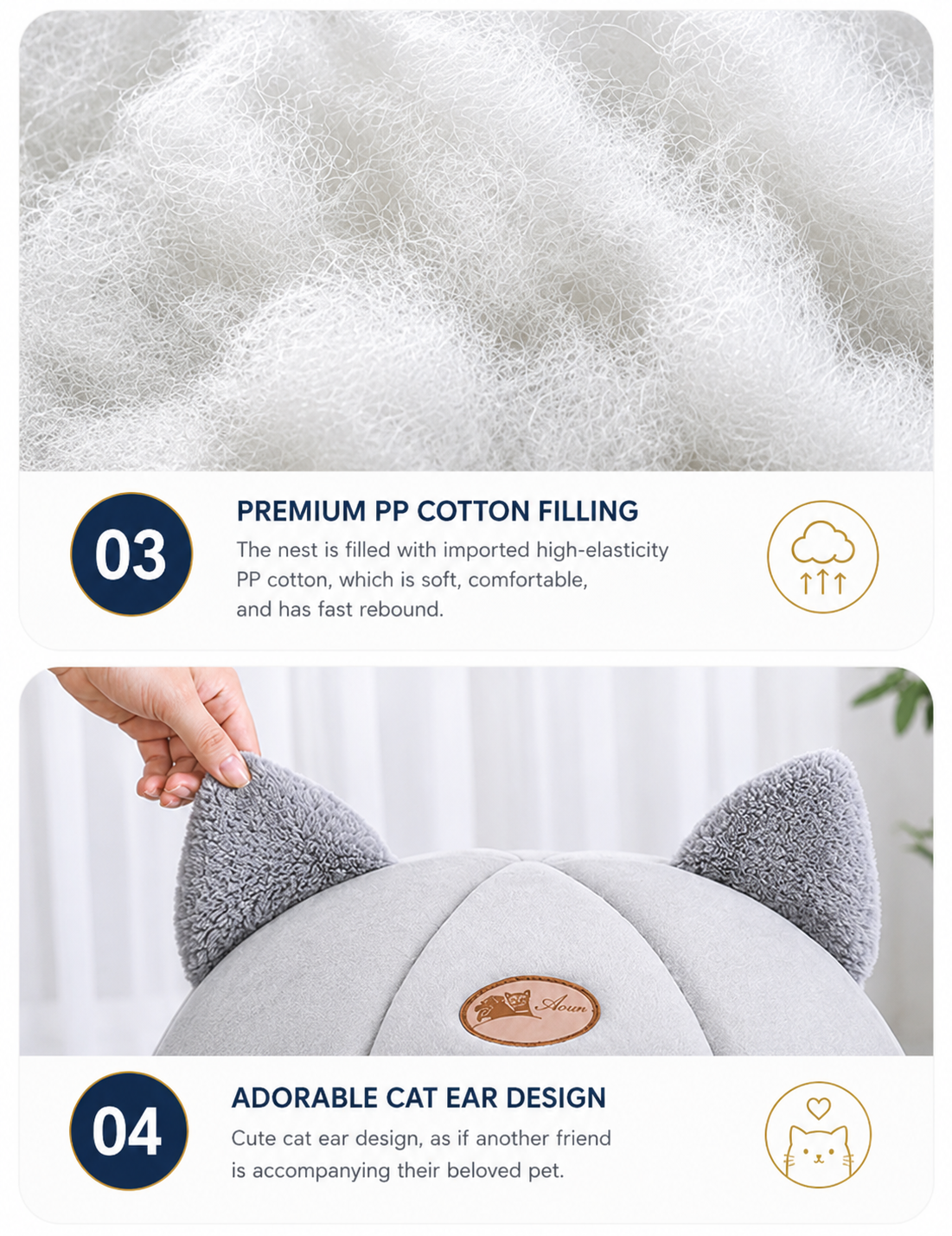 WillsPaw™ PurrCave Bed